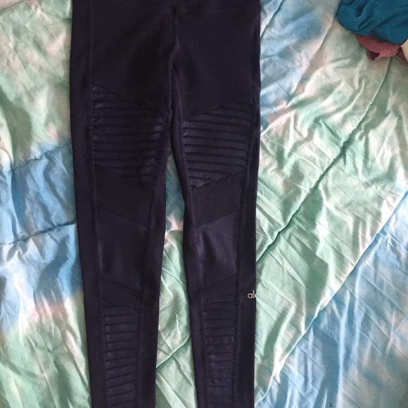 alo Motto leggings navy blue - Picture 8 of 8